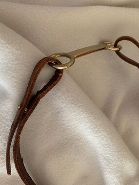 Vintage Ann Taylor Brown Leather Belt